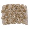 9ct Yellow Gold Five Row Keeper Ring