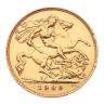 1909 Edward VII Large Head UK Half Sovereign Coin