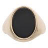 9ct Yellow Gold Onyx Signet Ring