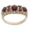 9ct Yellow Gold Garnet Fancy Ring