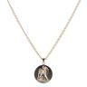 9ct Yellow Gold St Christopher Pendant and Chain 24"