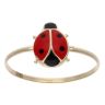 14ct Yellow Gold Child's Lady Bug Enamel Ring