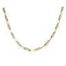 14ct Yellow And White Gold Greek Key Chain 22"
