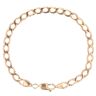 9ct Yellow Gold Curb Bracelet 8"