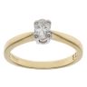 18ct Yellow Gold 0.28ct Oval Cut Diamond Solitaire Ring