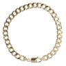 9ct Yellow Gold Curb Bracelet 8.5"