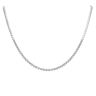 18ct White Gold 1.00ct Brilliant Cut Diamond Tennis Chain 18"