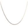 9ct Yellow Gold Square Curb Chain 18"
