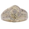 9ct Yellow Gold 0.10ct Diamond Fancy Ring