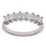 Platinum 1.00ct Princess Cut Diamond Seven Stone Eternity Ring