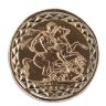 9ct Yellow Gold 1910 Edward VII UK Full Sovereign Coin Ring