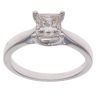 18ct White Gold 1.11ct Princess Cut Diamond Solitaire Ring