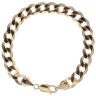 9ct Yellow Gold Curb Bracelet 8"
