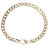 9ct Yellow Gold Curb Bracelet 9"