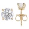 9ct Yellow Gold 1.00ct Brilliant Cut Lab Grown Diamond Stud Earrings