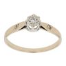 9ct Yellow Gold 0.05ct Diamond Solitaire Ring