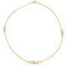 22ct Yellow Gold Slash Bead Bracelet 7"
