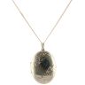 9ct Yellow Gold Flowers Locket Pendant and Chain 24"