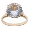 9ct Yellow Gold Cubic Zirconia Single Stone Ring