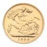 1899 Victoria Old Head UK Half Sovereign Coin