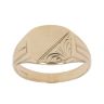 9ct Yellow Gold Patterned Signet Ring