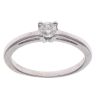 9ct White Gold 0.20ct Brilliant Cut Diamond Solitaire Ring