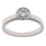 Platinum 0.50ct Brilliant Cut Lab Grown Diamond Solitaire Ring
