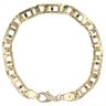 9ct Yellow Gold Fancy Bracelet 8.5"