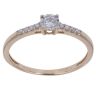 9ct Yellow Gold 0.25ct Brilliant Cut Lab Grown Diamond Solitaire Ring