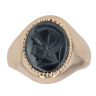 9ct Yellow Gold Hematite Centurian Signet Ring