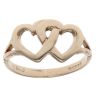 9ct Yellow Gold Hearts Fancy Ring