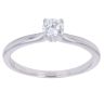 9ct White Gold 0.25ct Brilliant Cut Lab Grown Diamond Solitaire Ring