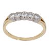18ct Yellow Gold 0.50ct Brilliant Cut Diamond Five Stone Ring