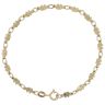 9ct Yellow Gold Elephant Bracelet 7"
