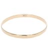 9ct Yellow Gold Plain Hammered Style Bangle