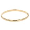 14ct Yellow Gold Hinged Plain Bangle