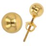 22ct Yellow Gold Ball Stud Earrings