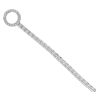 18ct White Gold 1.46ct Brilliant Cut Diamond Tennis Circle Bracelet 7.5"