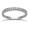 18ct White Gold 0.26ct Pave Set Diamond Eternity Ring