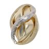 14ct Yellow & White Gold Swirl Ring