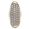 9ct Yellow Gold Cubic Zirconia Dome Ring