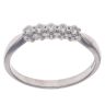 18ct White Gold 0.25ct Brilliant Cut Diamond Five Stone Ring