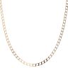 9ct Yellow Gold Square Curb Chain 20"