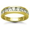 18ct Yellow Gold 1.25ct Channel Set Diamond Half Eternity Ring