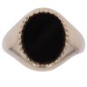 9ct Yellow Gold Onyx Signet Ring