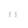 22ct Yellow Gold Cubic Zirconia hoop Earring