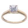 9ct Yellow Gold Cubic Zirconia Single Stone Ring