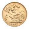 1907 Edward VII Large Head UK Half Sovereign Coin