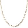 9ct Yellow Gold Figaro Chain 24"