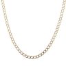 9ct Yellow Gold Curb Chain 22"